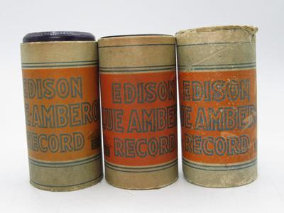 Antique Lot of Edison Blue Amberol Wax Cylinder Records