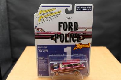 Johnny Lightning - 1964 Ford Police (Zinger) - 1 of 2496 Limited Edition Diecast