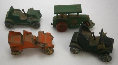 4 Vintage Miniature Diecast Vehicles