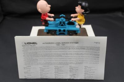 Limited Edition - Lionel Hand Car - Charlie Brown and Lucy - 0 & 027 Gauge