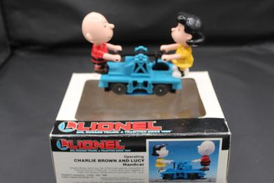 Limited Edition - Lionel Hand Car - Charlie Brown and Lucy - 0 & 027 Gauge