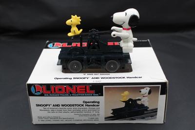 Limited Edition - LIONEL - Snoopy and Woodstock - Hand Car - O & 027 Gauge