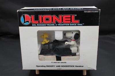 Limited Edition - LIONEL - Snoopy and Woodstock - Hand Car - O & 027 Gauge