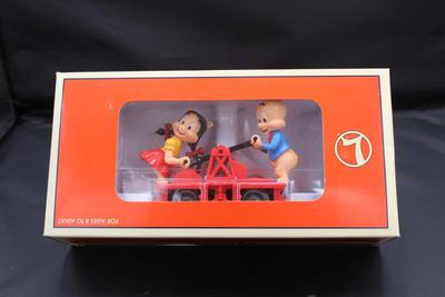 Limited Edition - LIONEL - Porky and Petunia Handcar - O & 027 Gauge
