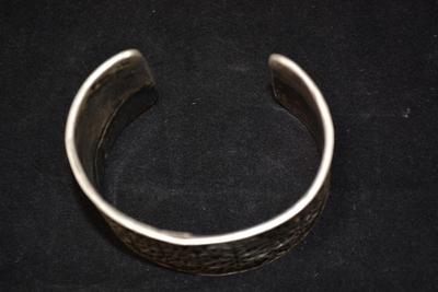 Heavy 925 Sterling Silver Cuff Bracelet 75.8g