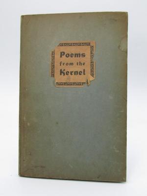 Poems from the Kernel The College Press Los Angeles California 1939 Vintage Poetry Book