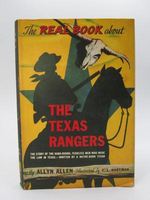 The Real Book About The Texas Rangers Allyn Allen Vintage 1952 Illustrated Old West Book