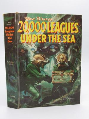 Vintage Walt Disney's 20,000 Leagues Under the Sea 1955 Walt Disney Productions Illustrated Book