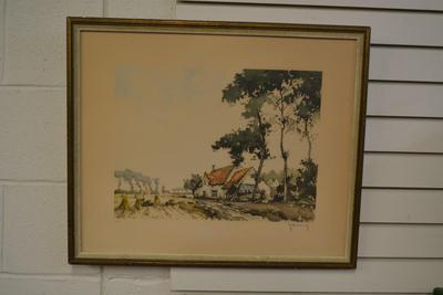 Vintage Robert Hebbelink Hand Signed Print 346/350