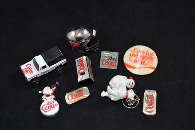 Lot of Diet Coke Christmas Goodies