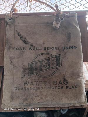H&B Canvas water bag Guaranteed Scotch Flax with cork plug