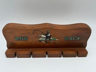 Vintage Fishing Rod Rack