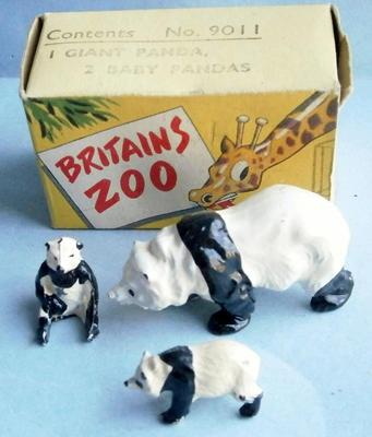 Britains Zoological Series No. 9011 ““ Panda Bears