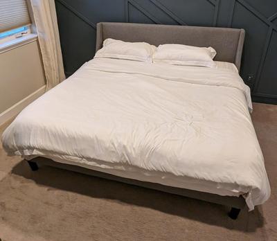 King Size Bed and Linen Frame