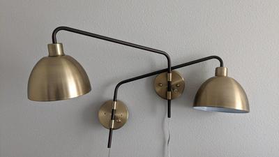 Colwood Swing Arm Brass/Bronze Wall Lamps