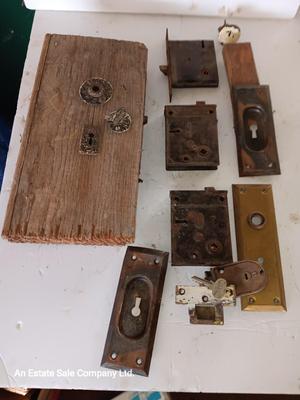 Antique door hardware