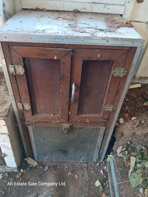 Antique Ice box / cooler out of an old camper