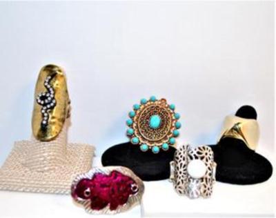 Selection of Rings 5 Pcs. SEE DETAILS