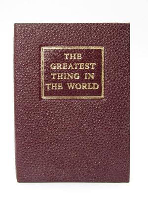 Vintage Miniature Book The Greatest Thing in the World Henry Drummond Collins London and Glasgow