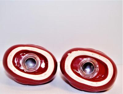 Dark Red Rooster Set 2 1/2"