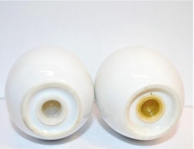 All White Egg Set 2 1/2"