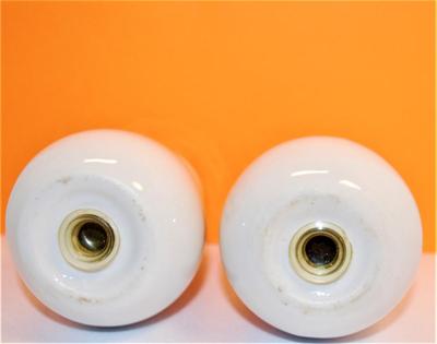 Classic All White Cylinder Shaped Set 4"