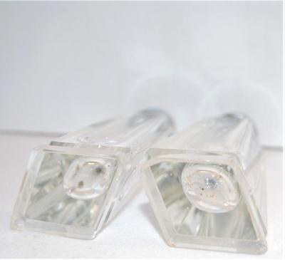 Diamond Shaped Clear Acrylic Set 4"