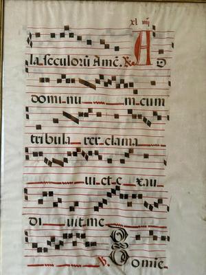 Framed Gregorian Chant, 1975