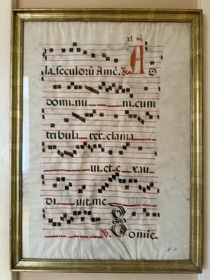 Framed Gregorian Chant, 1975