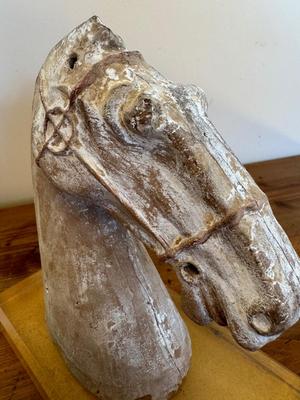 Horse head, Han Dynasty, 206 B.C. -220 A.D.