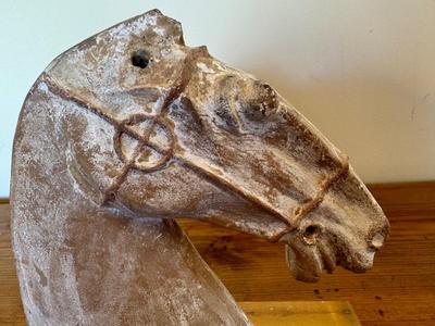 Horse head, Han Dynasty, 206 B.C. -220 A.D.