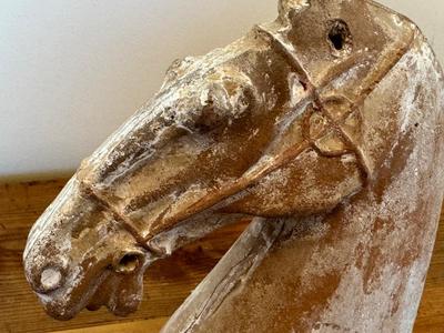 Horse head, Han Dynasty, 206 B.C. -220 A.D.