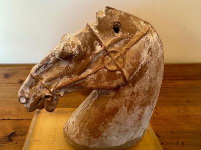 Horse head, Han Dynasty, 206 B.C. -220 A.D.
