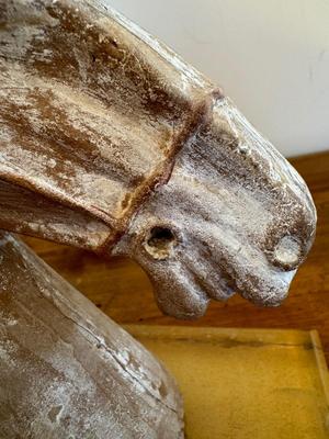 Horse head, Han Dynasty, 206 B.C. -220 A.D.