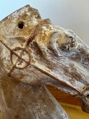 Horse head, Han Dynasty, 206 B.C. -220 A.D.