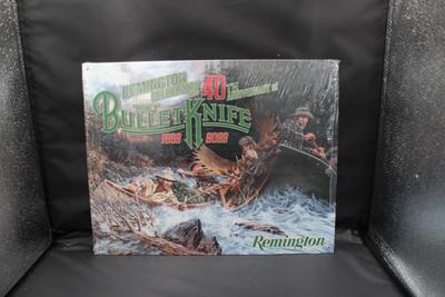 Remington 40th Anniversary of the Bullet-Knife - Metal Sign