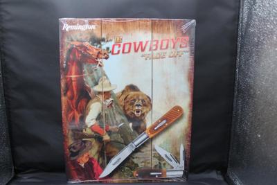 Remington- The Cowboys Face Off - Metal - Wall Sign