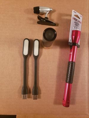 Flashlights - USB lights and Clip on Light