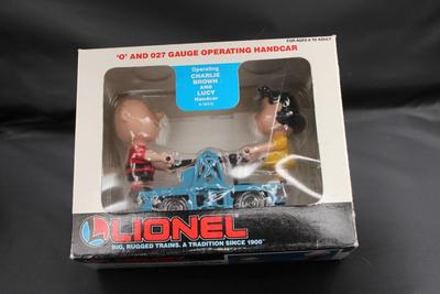Limited Edition - Lionel Hand Car - Charlie Brown and Lucy - 0 & 027 Gauge