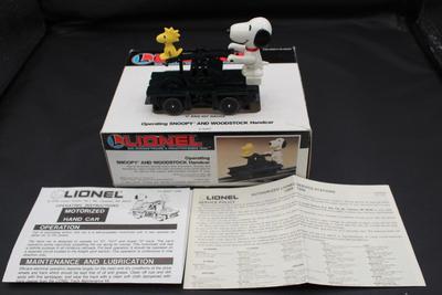 Limited Edition - LIONEL - Snoopy and Woodstock - Hand Car - O & 027 Gauge
