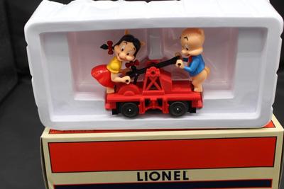 Limited Edition - LIONEL - Porky and Petunia Handcar - O & 027 Gauge