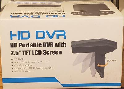 Portable HD DVR with 2.5 TFT Screen
