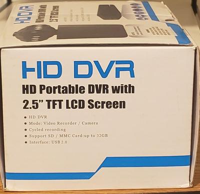 Portable HD DVR with 2.5 TFT Screen