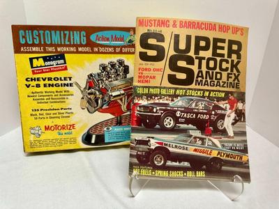 Lot of 1966 Vintage Car Model and Super Stock and FX Magazine