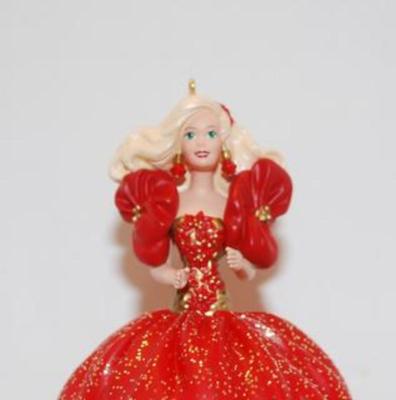 "Barbie" 1993 Commemorative Ornament with Big Red Dress