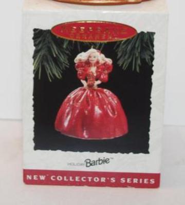 "Barbie" 1993 Commemorative Ornament with Big Red Dress