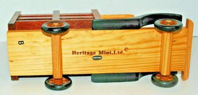ALL WOOD DELIVERY STAKE TRUCK---POLISHED Red Oak Style Model