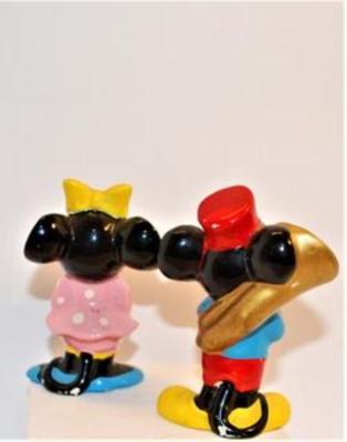 Vintage "Disney" VERY RARE Vintage Mickey on the Tuba and Minnie on the Drums
