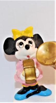 Vintage "Disney" VERY RARE Vintage Mickey on the Tuba and Minnie on the Drums