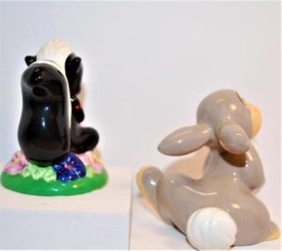 "Disney" Flower & Thumper Figurines